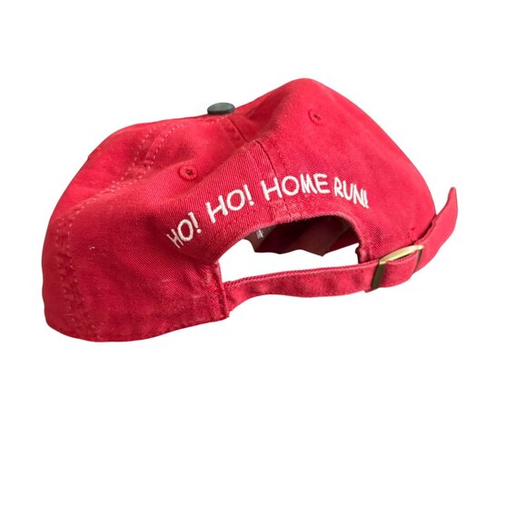 Vintage Boston Red Sox Holiday Baseball Cap Adjustable Strap Ho Ho Home Run - Picture 4 of 6